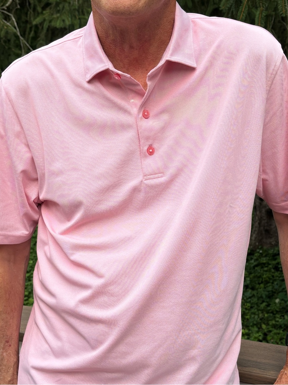 Johnnie-O Men's Light Pink Polo Golf Shirt
Size M. In excellent condition